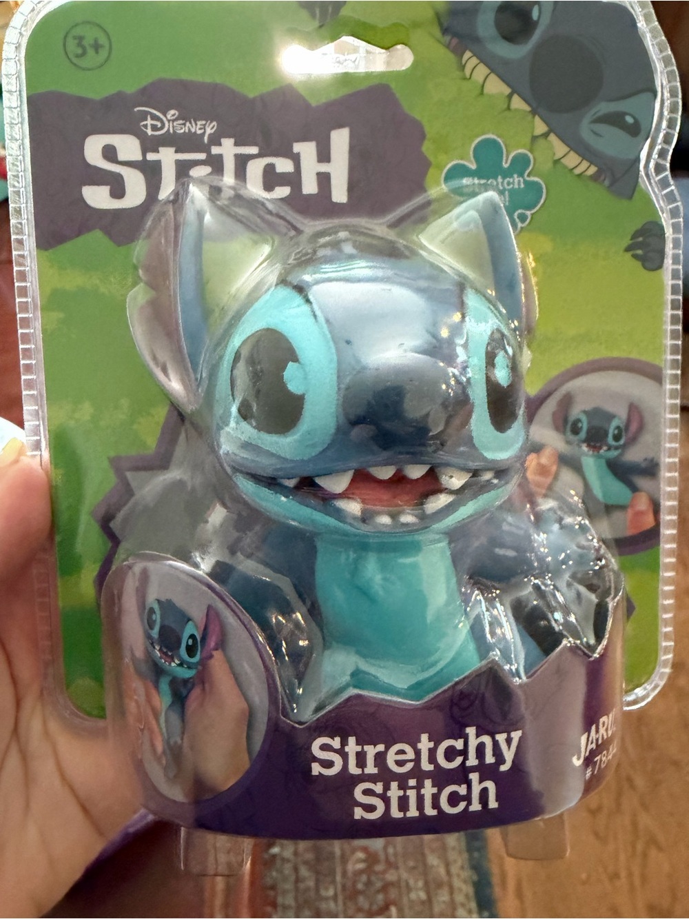 Disney Stretchy Stitch Figure Toy - Blue & Teal